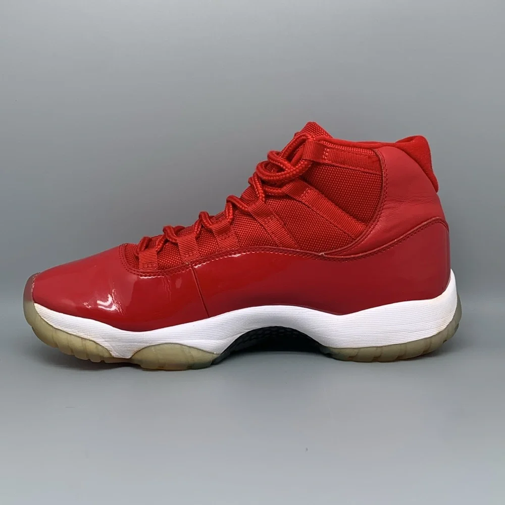 Jordan 11 Retro High Win Like '96 Basketball‎ Shoes 378037-623 Men's Sz 10.5